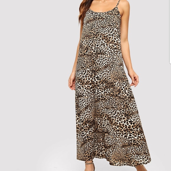 Dresses & Skirts - Last Chance--Scoop Leopard Cami Dress